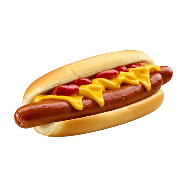 plain hot dog